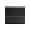 SoBuy FSR82-K-SCH Banc pentru pantofi cu pernă căptușită și 1 clapetă, Slim 24cm pentru Intrare – 60x24x51 cm, Negru