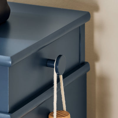 SoBuy FSR94-B Dulap de Pantofi cu 3 Uși Basculante, Sertar și Cârlig pentru Hol Intrare – 53x24x118 cm, Albastru