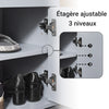 SoBuy FSR96-DG Banc pentru Pantofi cu Pernă Căptușită și Rafturi, Mobilier pentru Hol – 100x34x47 cm, Gri Închis
