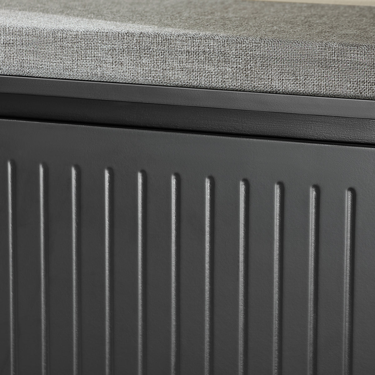 SoBuy FSR98-L-SCH Banc de Pantofi cu Pernă Căptușită și 1 Clapetă pentru Intrare Hol – 80x26x45 cm, Negru