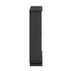 SoBuy FSR99-SCH Meuble à Chaussures Meuble Chaussures Entrée - 2 Abattants Fins Peu Encombrant + Rangement Compact pour 8-10 Paires - pour Couloir Appartement - Noir 76x18x78cm