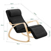 SoBuy FST16-SCH Balansoar, Fotoliu balansoar cu design reglabil pentru picioare