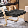 SoBuy FST16-SCH Balansoar, Fotoliu balansoar cu design reglabil pentru picioare
