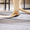 SoBuy FST16-SCH Balansoar, Fotoliu balansoar cu design reglabil pentru picioare