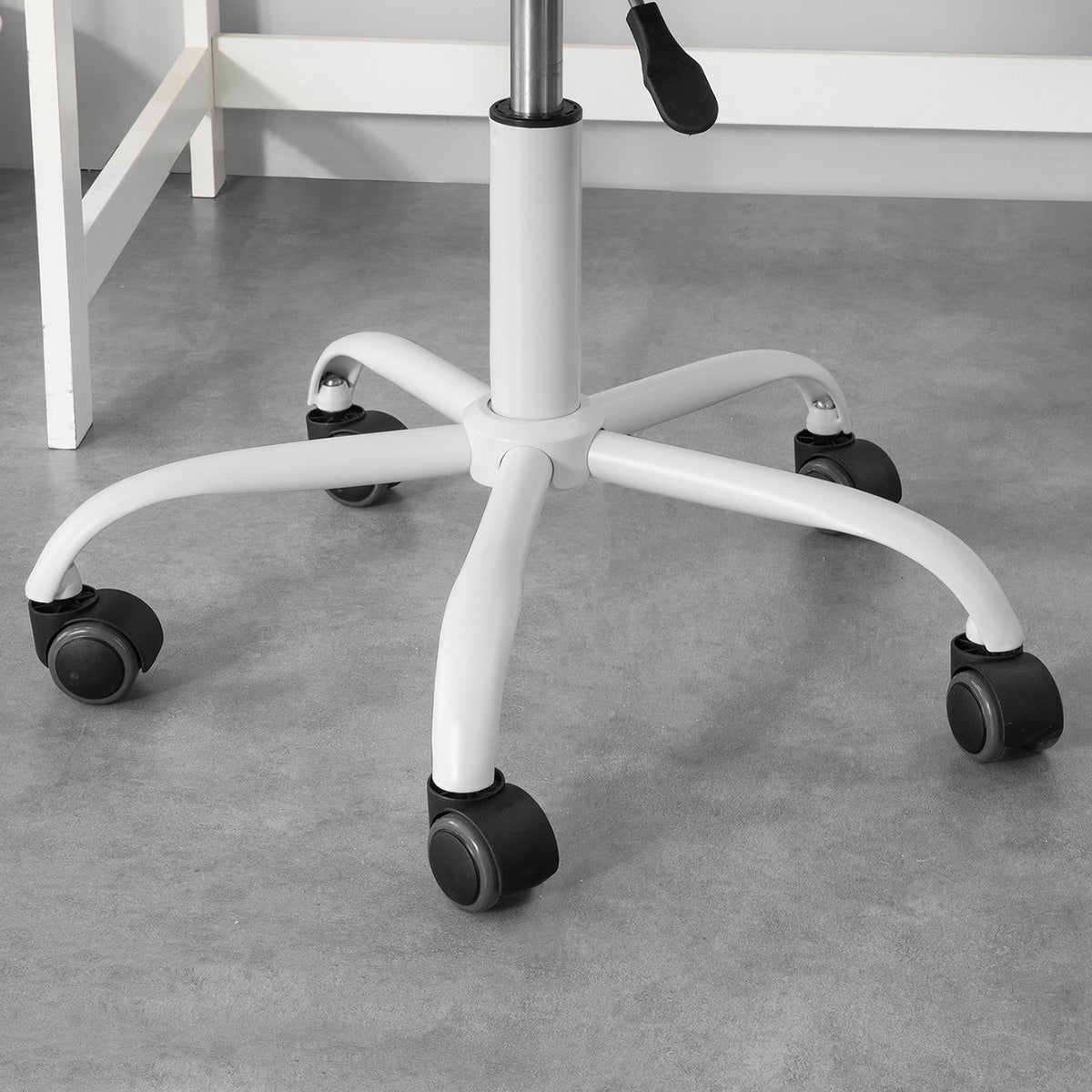 SoBuy FST64-W Chaise de Bureau Ergonomique Fauteuil Pivotant Chaise pour Ordinateur Hauteur