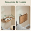 Precomandă SoBuy FWT03-PF Masă Pliabilă de Perete, Masă de Bucătărie Extensibilă, Birou Compact, Design care economisește spațiu, Ideală pentru Spații Mici, Bucătărie, Birou, Sufragerie, 60x40cm Vintage