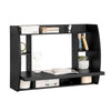 SoBuy FWT18-Sch Masă Murală Birou cu Raft Integrat Dulap de Depozitare Mural