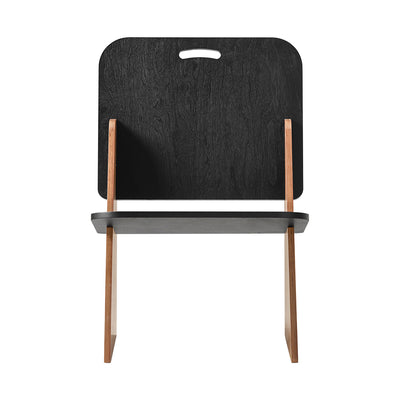 SoBuy HFST03-SCH Scaun de design din lemn confortabil ergonomic, fotoliu pentru living, scaun de bucătărie cu îmbinări tip tenon și morteză