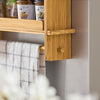 SoBuy Cameră de bucătărie de bucătărie pentru a atârna, rafturi reglabile pentru rafturi pentru a atârna pe frigiderul L42*P10*A73CM, KCR03-N