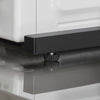 SoBuy KCR08-PF Étagères Micro-Ondes de Cuisine Support pour Four à Micro-Ondes Double Four Micro-Ondes Étagère à Micro-Ondes Étagère de Cuisine 2 Niveaux, Cadre en Fer, Charge Max 40 kg