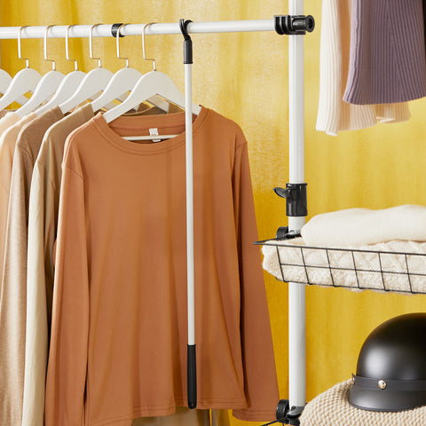 SoBuy Garderobă garderobă, înălțime și lungime reglabilă KLS04