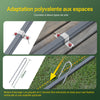 SoBuy KLS11-K Șopron de grădină, șopron de exterior, impermeabil, magazie pentru motociclete cu cârlige, garaj pentru biciclete și unelte, magazie pentru biciclete, depozitare și depozitare, argintiu, 120 x 176 x 163 cm