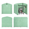 SoBuy KLS11-L-GR Abri de Jardin, Cabane de Jardin Exterieur Imperméable, abri Moto avec des Crochets, Garage pour Vélo et Outils, Abri Vélo, Rangement et Stockage, Vert, 159x219x165 cm