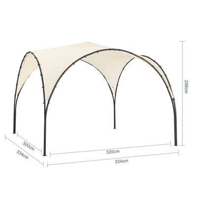 SoBuy KLS16-MI UV30, Tonnelle de camping et de jardin pliable, Protection contre la pluie et le soleil, Pour fêtes, festivals