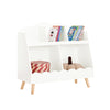 Prévente SoBuy KMB100-W Bibliothèque Enfant, Étagère à Livres, Étagère de Rangement pour Livres et Jouets, Meuble Rangement sur Pieds pour Chambre d’Enfant, 5 Compartiments Ouverts, 82 x 35 x 76 cm