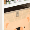 SoBuy KMB113-W Ensemble Table Enfant avec 2 Chaises, Table de Dessin, Bureau Enfant avec 1 Compartiment et 2 Boîtes de Rangement, Étudier et Jouer, Blanc