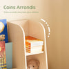 SoBuy KMB114-GR Bibliotecă pentru copii, Raft de depozitare pentru copii, Raft de cărți pentru camera copiilor, Mobilier de depozitare pentru copii cu 4 rafturi și 3 compartimente, Verde, 63x30x90cm
