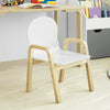 SoBuy KMB24-Wx2 Lot de 2 Chaise Enfant Design Tabouret pour Enfant avec Accoudoirs et Dossier - Hauteur d'Assise Réglable