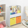 SoBuy KMB27-W Bibliotecă Dulap de Depozitare Cărți și Jucării Raft de Depozitare