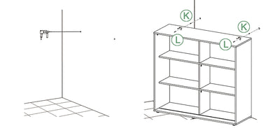 SoBuy KMB33-W Étagère pour Enfants Commode pour Chambre d'enfant avec Porte Coulissante Étagère à Jouets Bibliothèque Organisateur de Jouets Armoire Buffet, 119x39x116cm