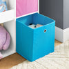 SoBuy KMB37-F Raft de depozitare pentru cărți și jucării, Bibliotecă, Mobilier de depozitare multifuncțional cu 2 coșuri