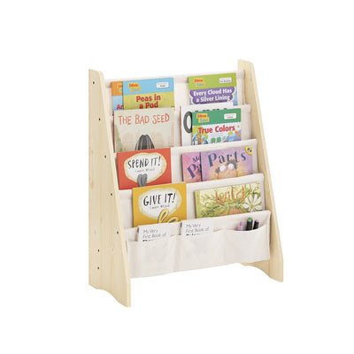SoBuy KMB50-N Bibliothèque Enfant Meuble Rangement Jouet et Livres pour Chambre Enfant Étagère à Livre avec 4 Compartiments e