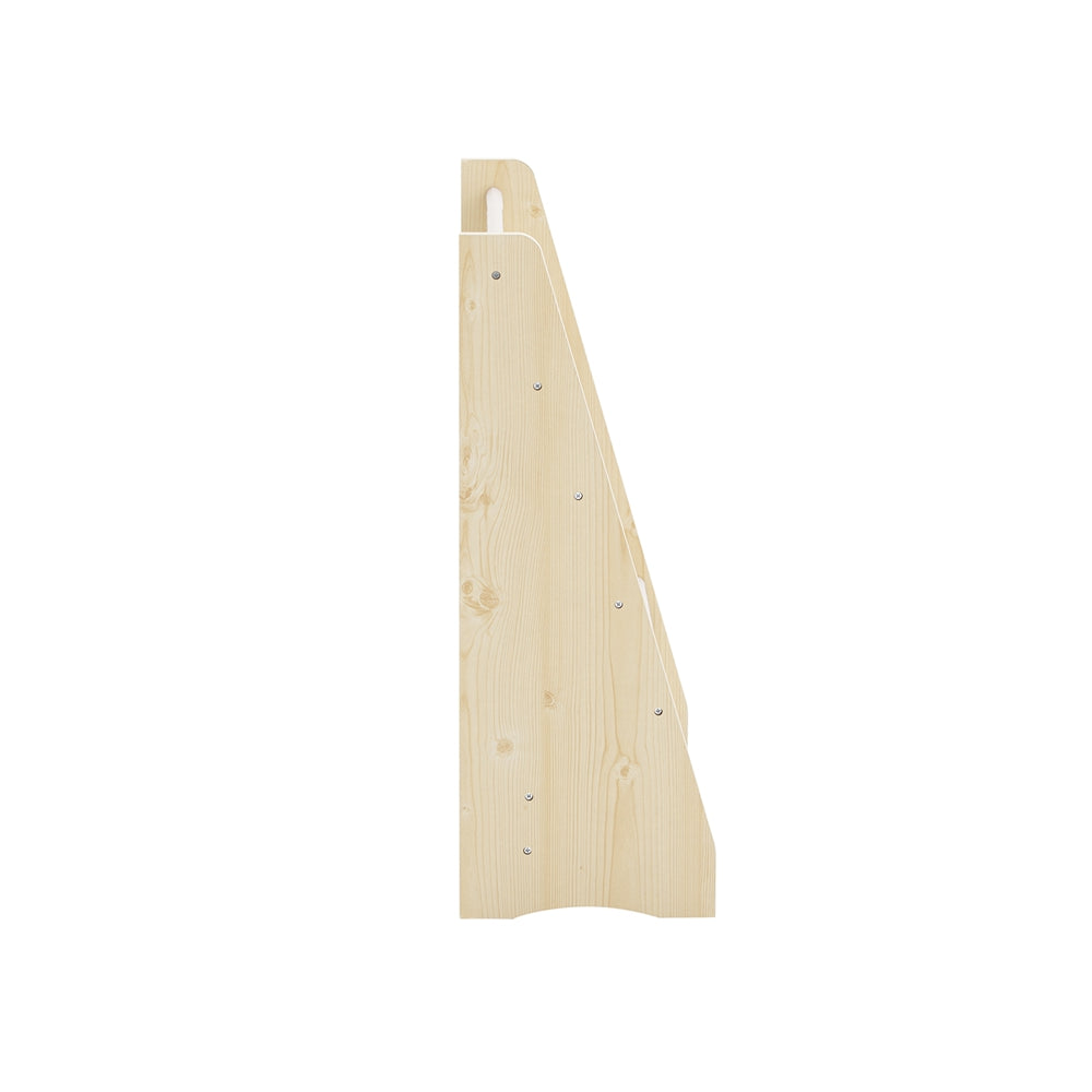 SoBuy KMB50-N Bibliothèque Enfant Meuble Rangement Jouet et Livres pour Chambre Enfant Étagère à Livre avec 4 Compartiments et 3 Poches Tissu Naturel 63x28x76cm