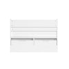 SoBuy KMB66-W Ladă de depozitare pentru copii, Bancă de depozitare pentru copii cu bibliotecă, 2 sertare pe roți și pernă de șezut, 100 x 45 x 70 cm, Alb