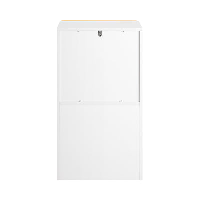 SoBuy KMB72-W Armoire de Rangement pour Enfant, Rangement pour Livres et Jouets, Coffre à Jouets pour Enfant