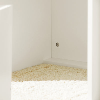 SoBuy KMB72-W Armoire de Rangement pour Enfant, Rangement pour Livres et Jouets, Coffre à Jouets pour Enfant