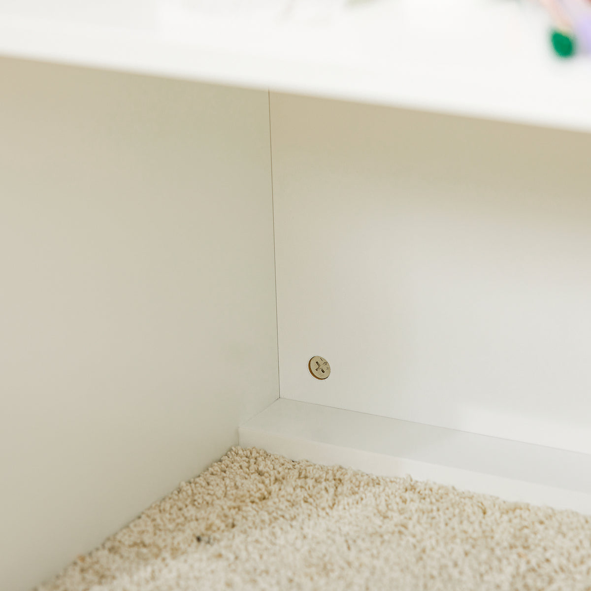 SoBuy KMB74-W Boîte de Rangement pour Enfant, Coffre à Jouets, Bac de Rangement avec 1 Tiroir
