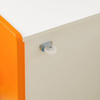 SoBuy KMB74-W Boîte de Rangement pour Enfant, Coffre à Jouets, Bac de Rangement avec 1 Tiroir