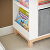SoBuy Rafturi pentru mobilier pentru copii pentru copii pentru mobilier pentru dormitor cu două sertare în țesătură naturală nețesută 100x35x80cm KMB85-W