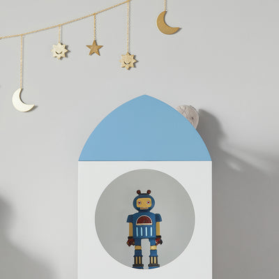 SoBuy KMB87-W Étagère Enfant, Étagère à Livres, Bibliothèque Enfant, Étagère de Rangement pour Livres et Jouets