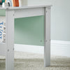 Copia SoBuy Masă pentru copii cu un set de mobilier școlar pentru masă pentru copii pentru a picta pentru copii alb KMB60-W