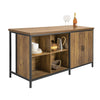 SoBuy KNL01-F Insulă Centrală de Bucătărie Industrială 170 cm – Blat XXL, Bufet Bar Vintage