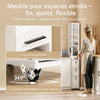 SoBuy NSR13-N Dulap 20 cm Între Frigider și Perete – Spațiu de Depozitare, Stil Natural