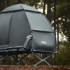 SoBuy OGS32-HG Tentes d'extérieur 1 Personne Tente de Camping pour la Plage Park 4 en 1 Tentes Igloo avec Sac de Transport Gray 193 x 160 x 86cm