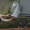 SoBuy OGS32-II-HG Cort de camping în aer liber Cort individual cu cârlig pentru lampă și pungi pentru depozitarea încălțămintei, cort 3-în-1 pentru 1 persoană 193x160x86 cm