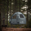 SoBuy OGS32-II-HG Cort de camping în aer liber Cort individual cu cârlig pentru lampă și pungi pentru depozitarea încălțămintei, cort 3-în-1 pentru 1 persoană 193x160x86 cm