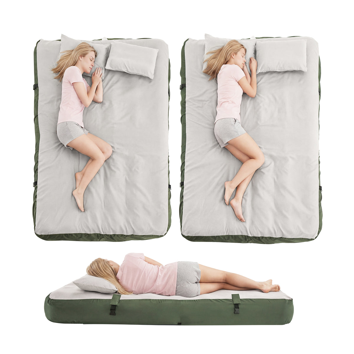 SoBuy Cort de camping exterior Corturi duble cu cârlig pentru lampă și genți de depozitare pentru pantofi Cort 3-în-1