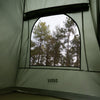 SoBuy OGS32-II-L-GR Cort de camping pentru exterior Cort dublu cu cârlig pentru lampă și genți de depozitare pentru încălțăminte Cort 3 în 1 pentru 2 persoane, 193x188x145 cm