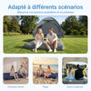SoBuy Cort de camping în aer liber Corturi duble cu cârlig pentru lampă și genți de depozitare pentru încălțăminte Cort 3-în-1