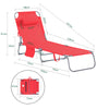 SoBuy OGS35-Rx2 Set de 2 Șezlonguri de Grădină Pliabile, Șezlong de Soare cu Pernă, Scaun Relaxant cu Buzunar Lateral, Mobilier de Grădină pentru Terasă, Plajă, Piscină, Negru 155x56x81 cm