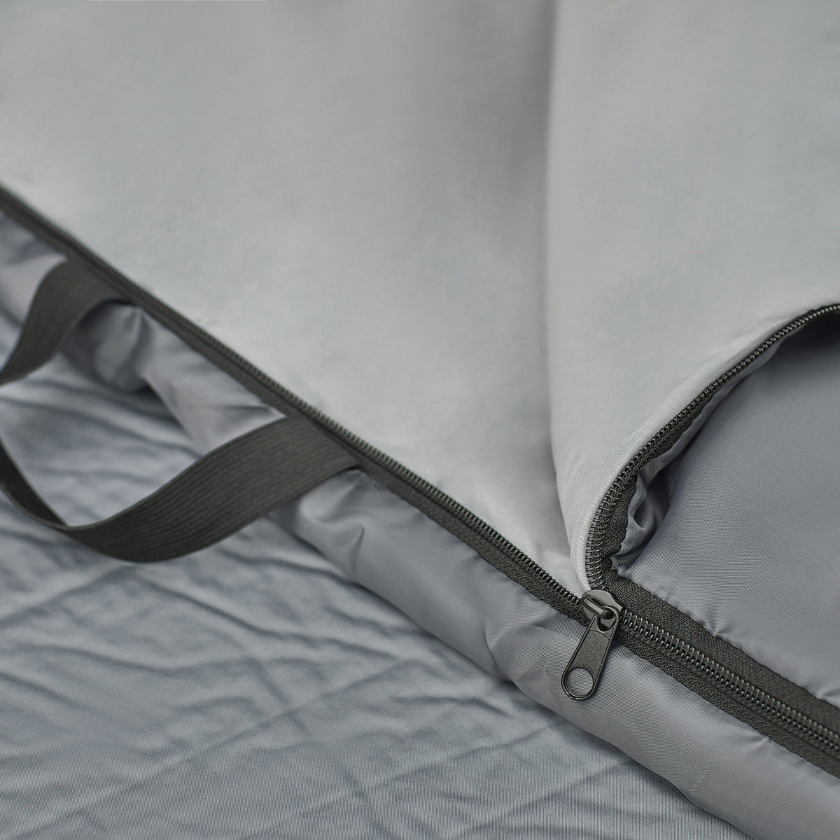 SoBuy OGS60-L-HG Pat Pliabil de Camping din Aluminiu Ușor, 3 în 1 cu Acoperiș Anti-UV + Saltea Gonflabilă Integrată + Geantă de Transport, 2 Persoane