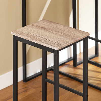 SoBuy OGT15-N Ensemble 1 Table de Bar Bistrot + 4 Tabourets de Bar