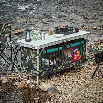 SoBuy OGT50-TN Dulapuri de camping | Masă de camping | Echipament de camping