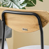 SoBuy OGT52-N Set Masă 5 Piese cu Scaune Confortabile, Set Masă și Scaune 4, Masă de Bucătărie Compactă pentru Spații Mici, Ideală pentru Sufragerie, Bucătărie, Living