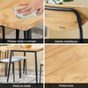 SoBuy OGT52-N Set Masă 5 Piese cu Scaune Confortabile, Set Masă și Scaune 4, Masă de Bucătărie Compactă pentru Spații Mici, Ideală pentru Sufragerie, Bucătărie, Living
