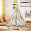 SoBuy OSS02-HG Cort Tipi Copii pentru Băieți și Fete Cort de Joacă Teepee